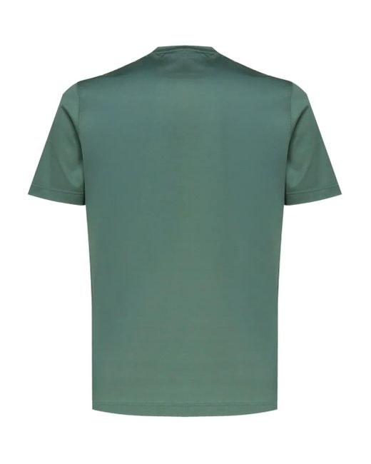 Galiana Green Cotton T-Shirt for men