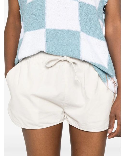 Autry White Corduroy Shorts