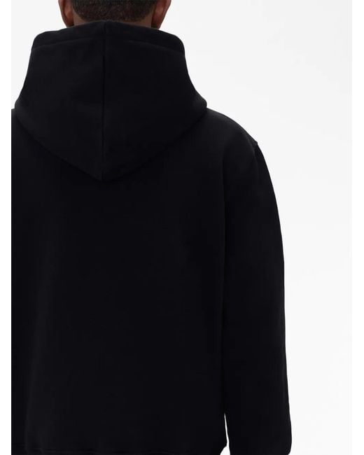 Amiri Black Graphic Print Hoodie for men