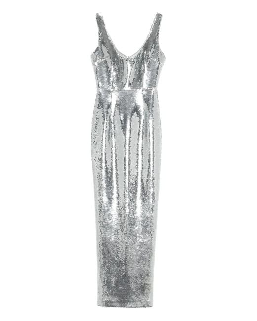 The New Arrivals Ilkyaz Ozel White Manu Maxi Dress