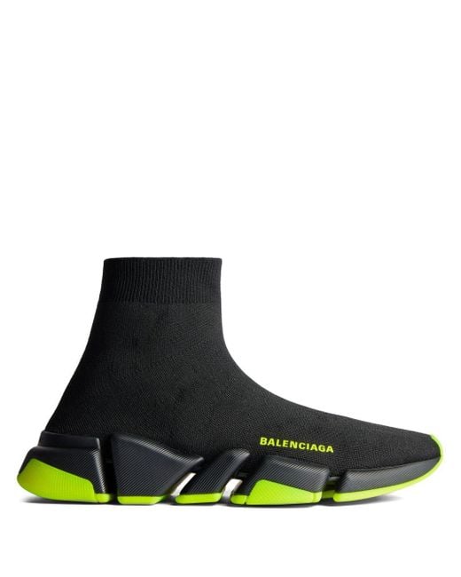 Balenciaga Black Speed 2.0 High-top Sneakers