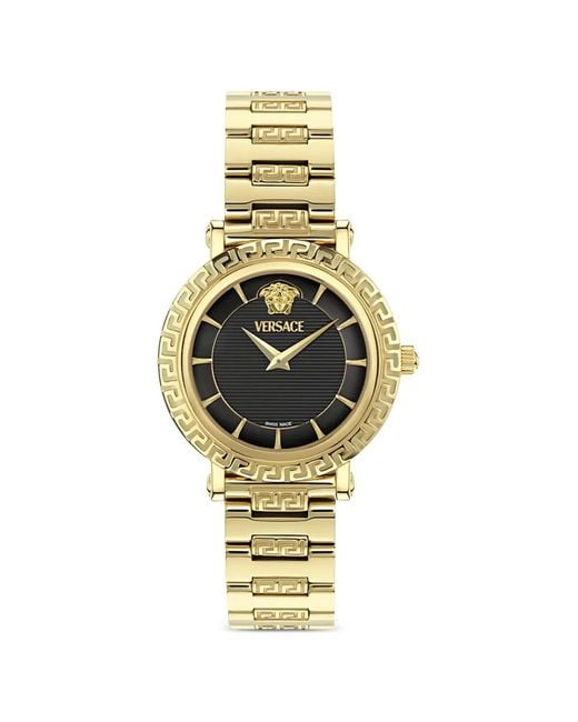 Versace Metallic Greca Sphere 35Mm Nova Watch