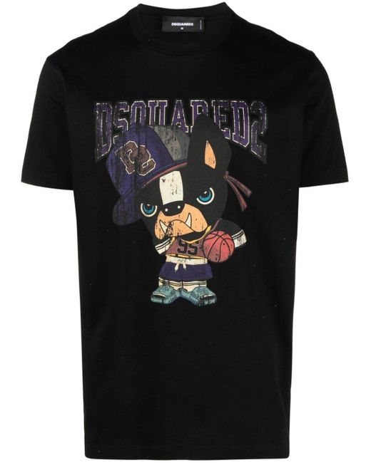 DSquared² Black T-shirts & Tops for men