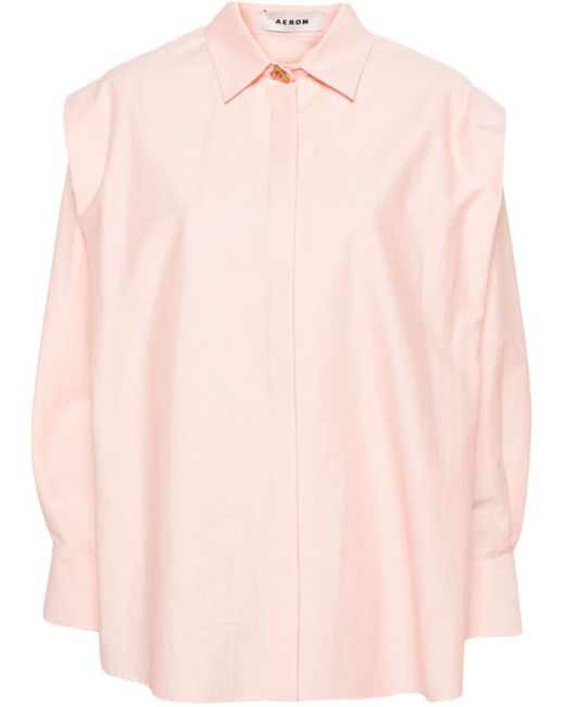 Aeron Pink Elysee Popeline-Hemd