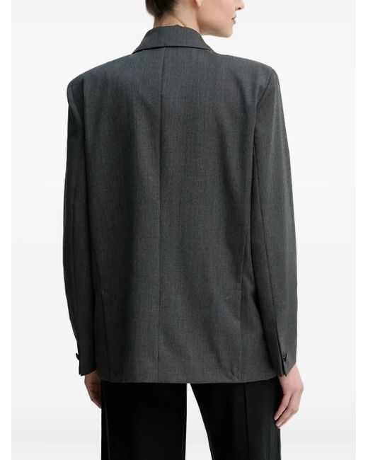 Won Hundred Black Single-Button Long-Sleeve Jacket