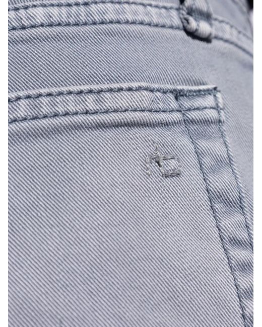 Rag & Bone Blue Mid-Rise Straight-Leg Jeans for men