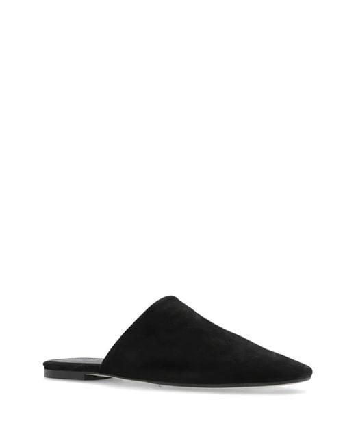 Aeyde Black Mules Rega En Daim