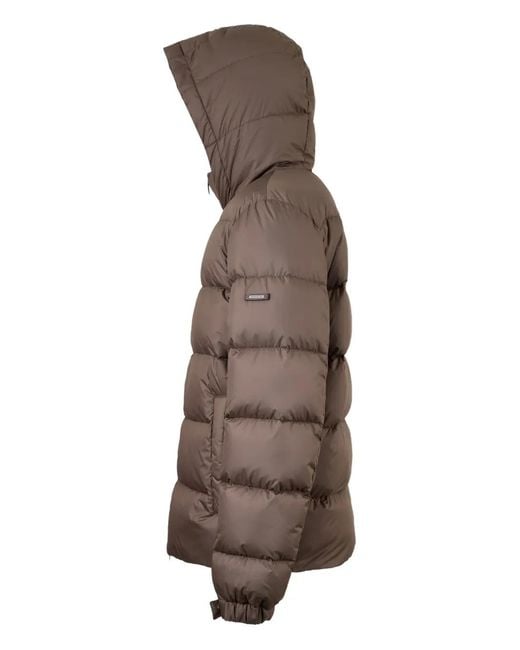 Peserico Brown Hooded Jacket for men