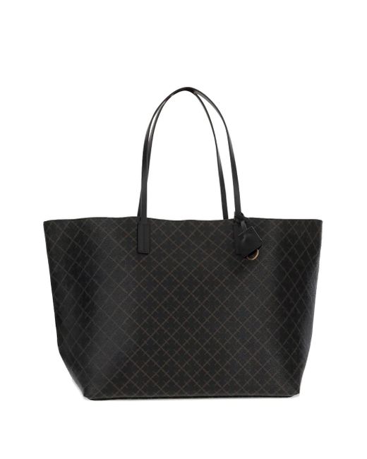 Borsa A Spalla Con Stampa Geometrica di By Malene Birger in Black