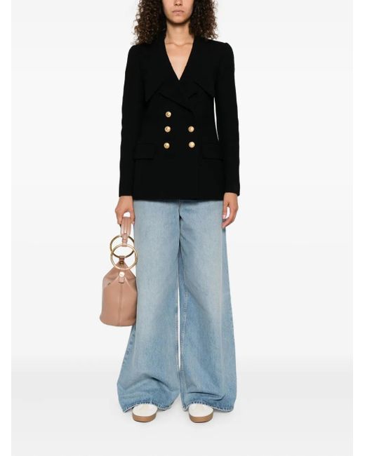 Chloé Black Double-Breasted Blazer