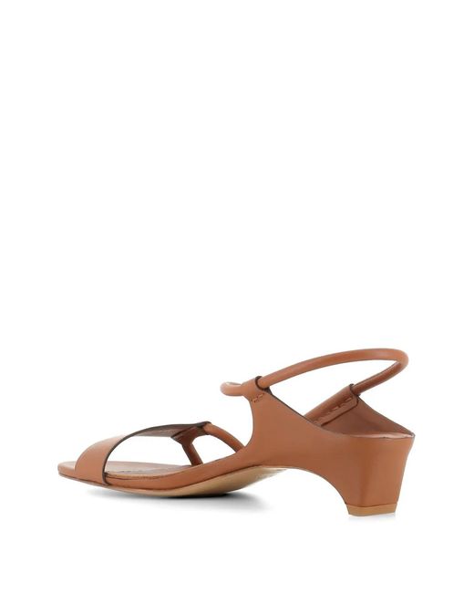 Roberto Del Carlo Brown Strap Sandals