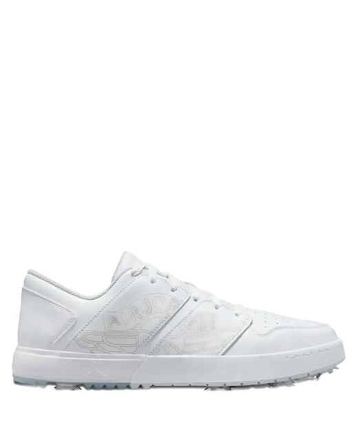 Nike White Nu Retro 1 Golf Sneakers for men