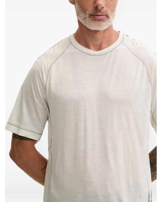 Mammut White X Hiking Patrol Raglan-Sleeve Logo-Patch T-Shirt for men