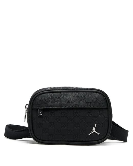Nike Black Monogram-Pattern Camera Bag