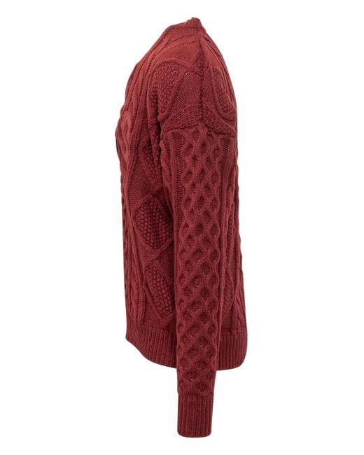 Gcds Red Logo Jumper for men