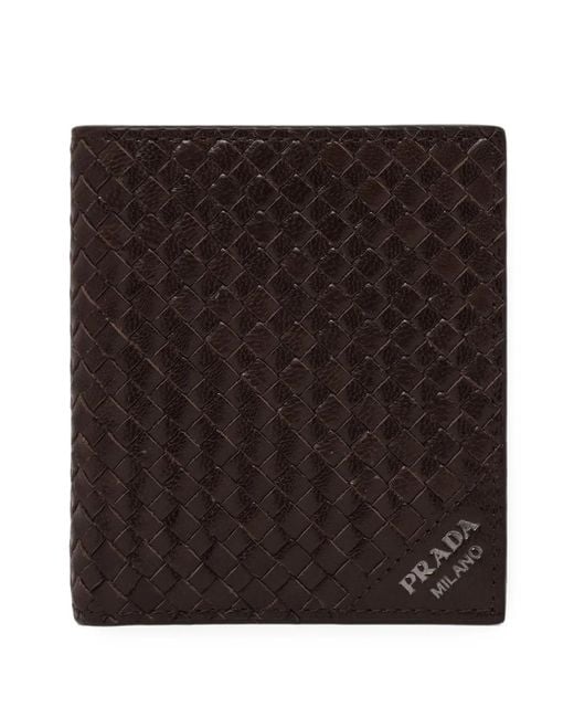Prada Black Leather Wallet for men