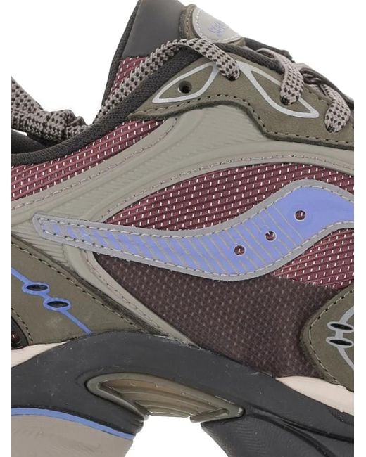 Zapatillas bajas con cordones Saucony de hombre de color Brown