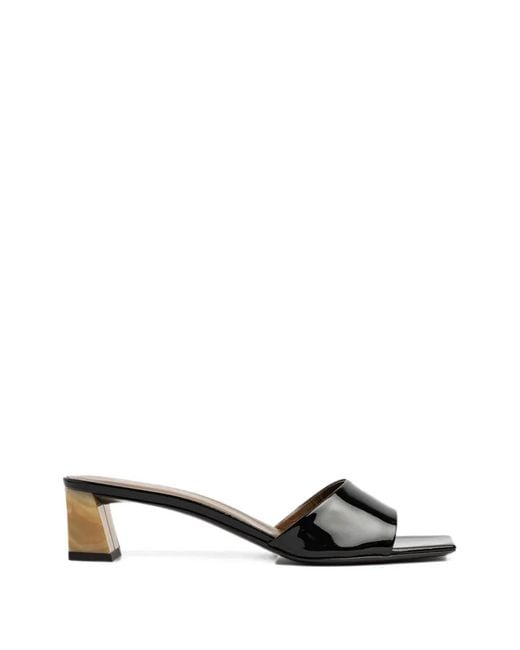 Giuseppe Zanotti Black Patent-Leather Sandals