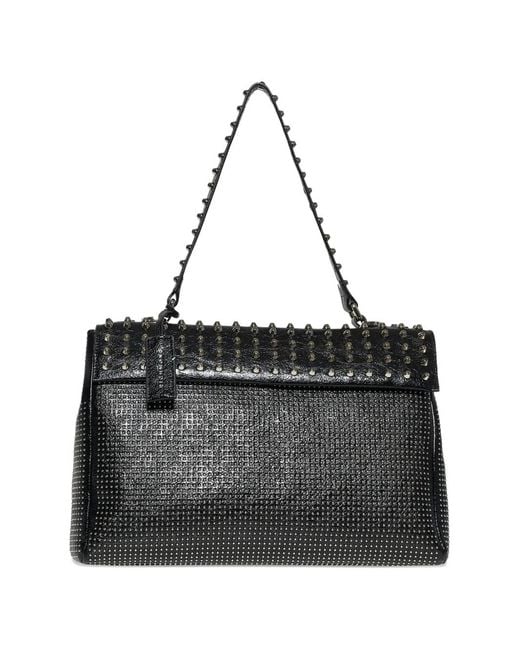 John Richmond Black Studded Tote Bag