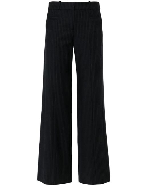 Pantalon droit Pistachio à fines rayures Ba&sh en coloris Black