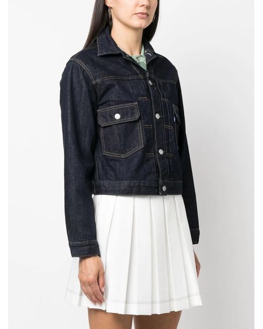 Levi's Blue Logo-Buttons Denim Jacket