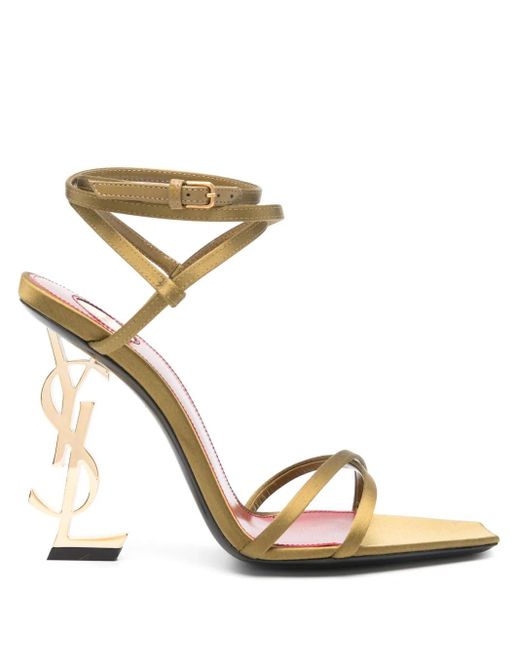 Saint Laurent オピウム 110mm サンダル Metallic