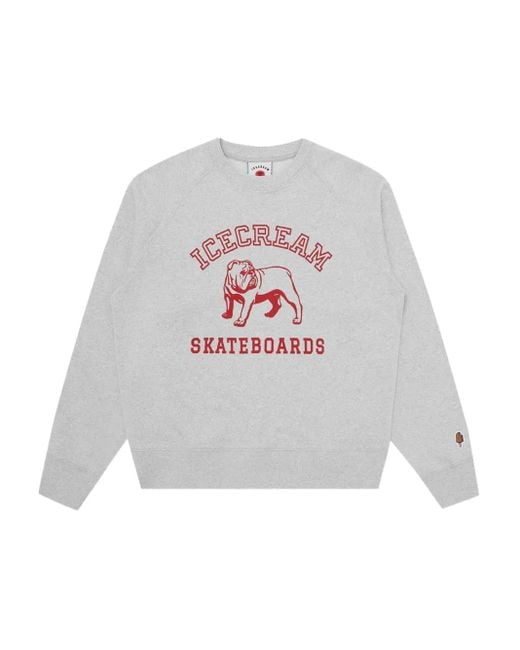 ICECREAM White Skateboards Logo-Print Sweatshirt for men