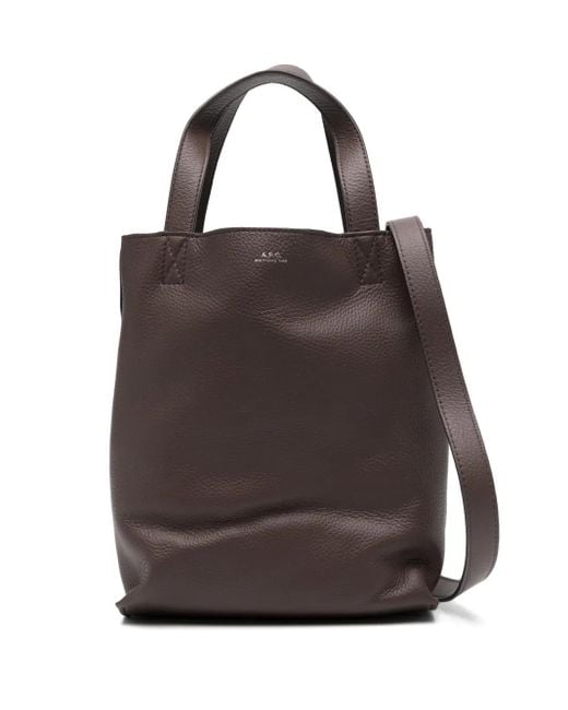Bolso shopper Cabas Maiko pequeño A.P.C. de color Brown