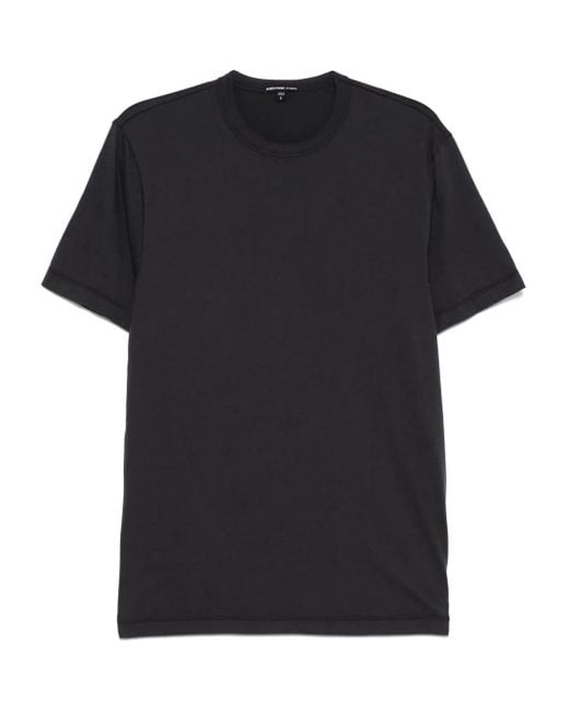 James Perse Black Brushed Lotus T-Shirt for men
