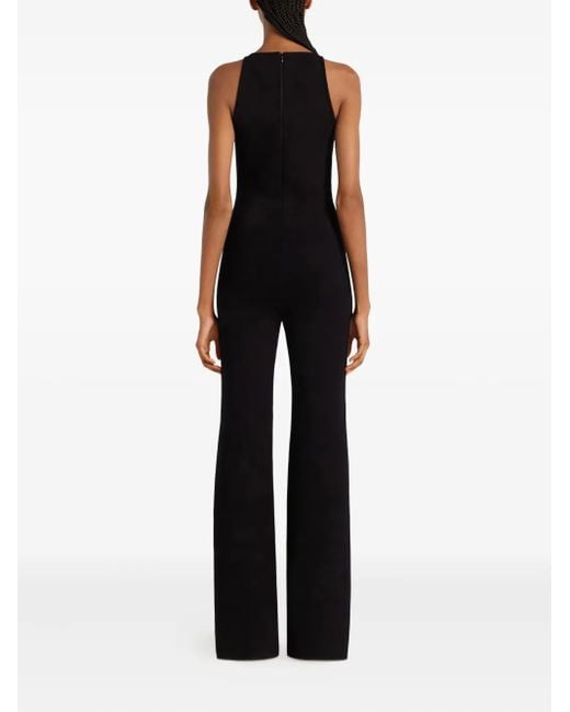 Courreges Black Flared Jumpsuit