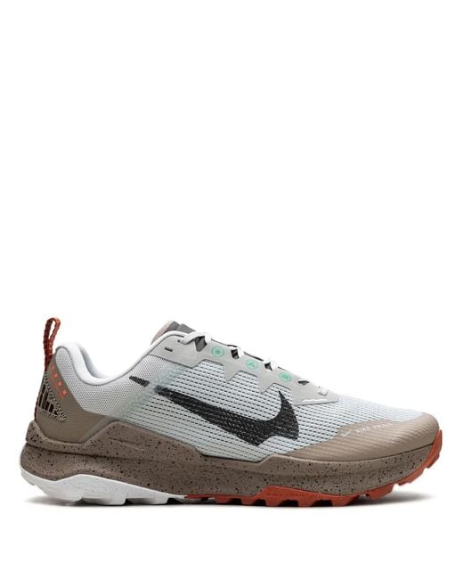Nike Gray React Wildhorse 8 Sneakers for men