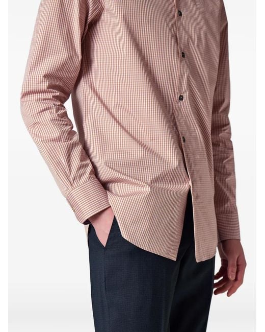 Paul Smith Pink Check-Pattern Shirt for men