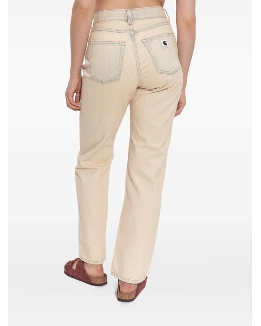 Carhartt Natural Logo-Patch Jeans