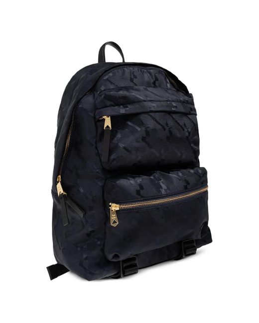 Paul Smith Blue Zip Camouflage Backpack for men