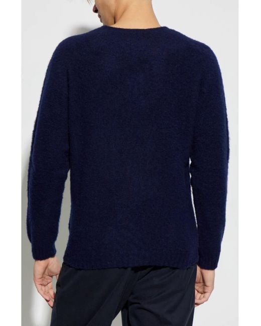 Norse Projects Wollen Trui in het Blue voor heren