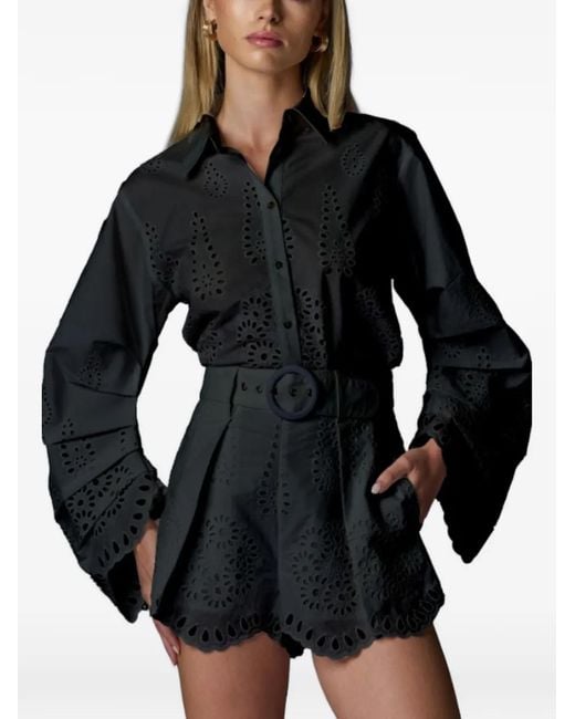 Hevron Black Raquel Shirt