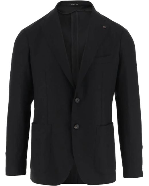 Tagliatore Black Jacket for men