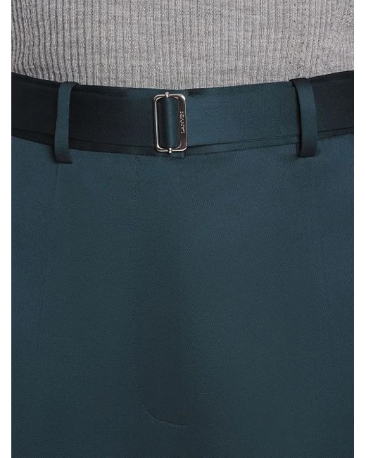 Lanvin Blue Belted Trousers