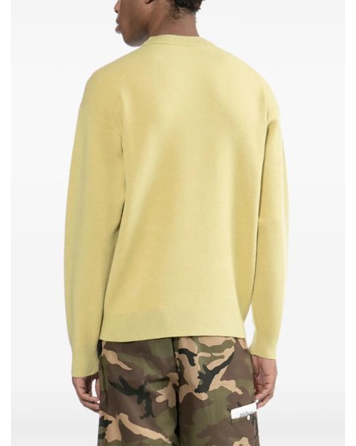 Aape By A Bathing Ape Yellow Moonface Jumper for men