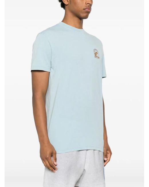 Vissla Blue Canopy Cosmic Wash Graphic-Print T-Shirt for men
