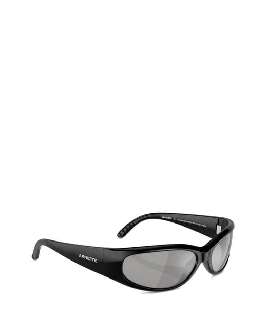 Arnette Gray Catfish Oval-Frame Sunglasses for men