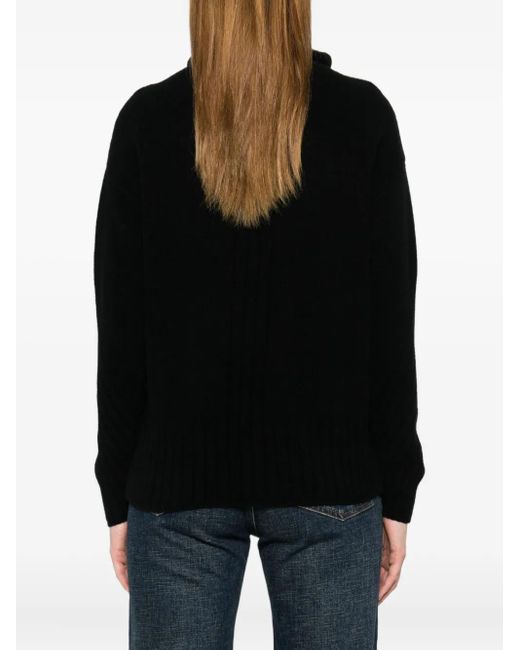 Herno Black Wool Jumper