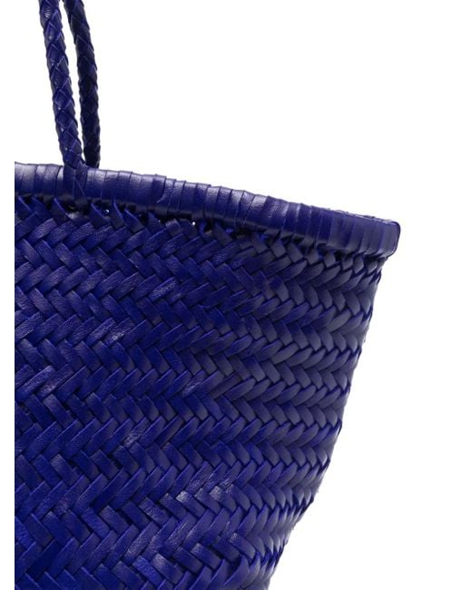 Dragon Diffusion Blue Small Triple Jump Tote Bag