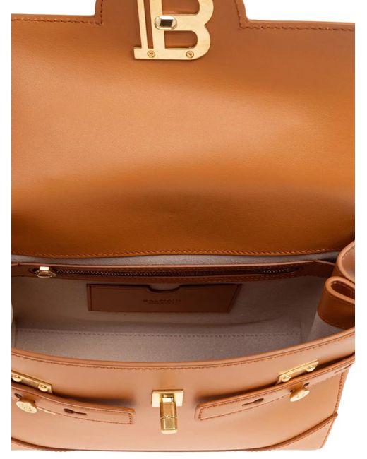 Balmain Orange Sac À Main 23 B-Buzz