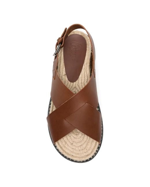 Castaner Brown Tiago Sandals for men