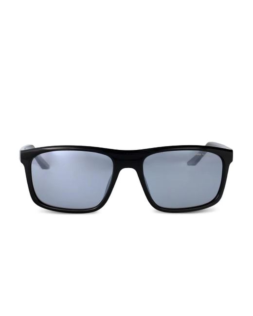 Nike Blue Rectangle-Frame Sunglasses for men