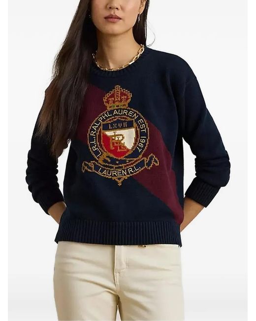 Ralph Lauren Blue Crew-Neck Sweater