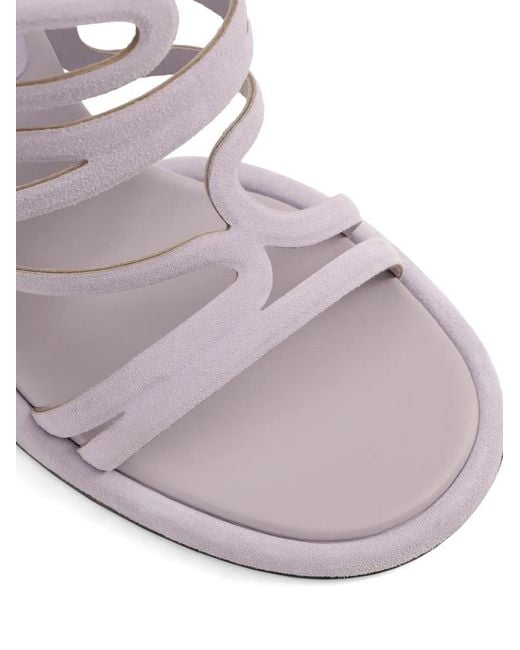 Sergio Rossi White Sonic Sandals