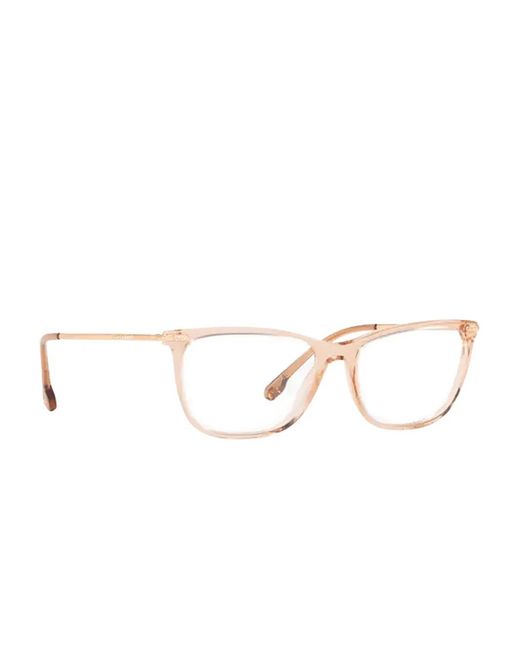 Versace Natural Rectangular-Frame Glasses
