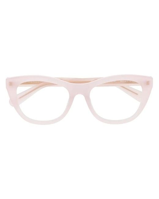 Stella McCartney Pink Rounded-Frame Glasses